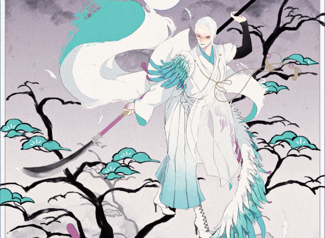 Обои картинки фото аниме, touken ranbu, touken, ranbu