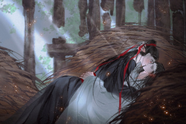 Обои картинки фото аниме, mo dao zu shi, the, untamed, неукротимый, повелитель, чэньцин, мосян, тунсю, mo, dao, zu, shi, магистр, дьявольского, культа