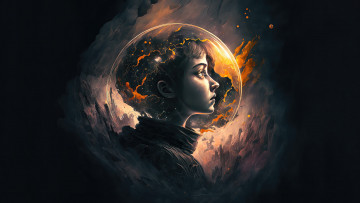 Картинка фэнтези девушки нейросетевые нейросети ai art