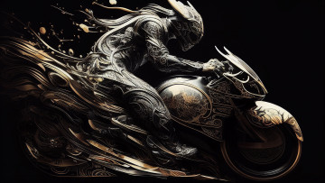 Картинка фэнтези транспортные+средства мотоцикл