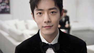 Картинка мужчины xiao+zhan актер лицо бабочка костюм