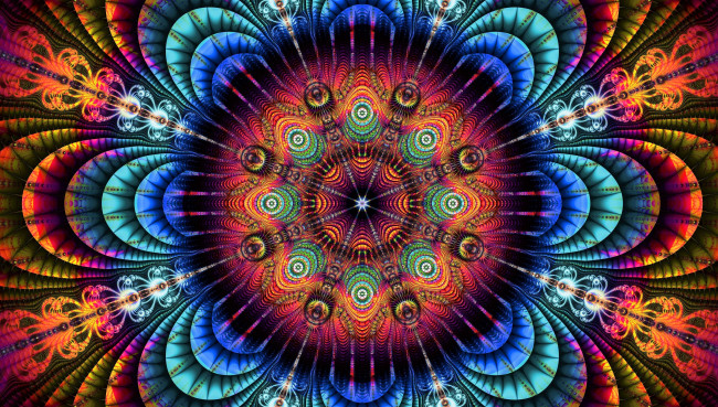 Обои картинки фото 3д графика, цветы , flowers, цветок, узор