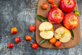 обоя еда, яблоки