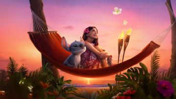 обоя кино фильмы, lilo & stitch, lilo, and, stitch