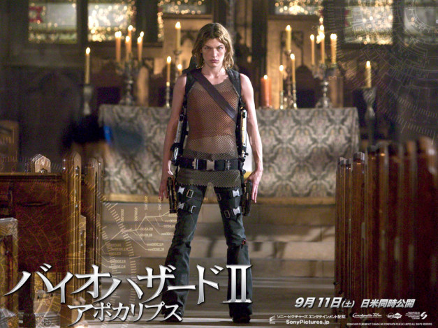 Обои картинки фото resident, evil, apocalypse, кино, фильмы