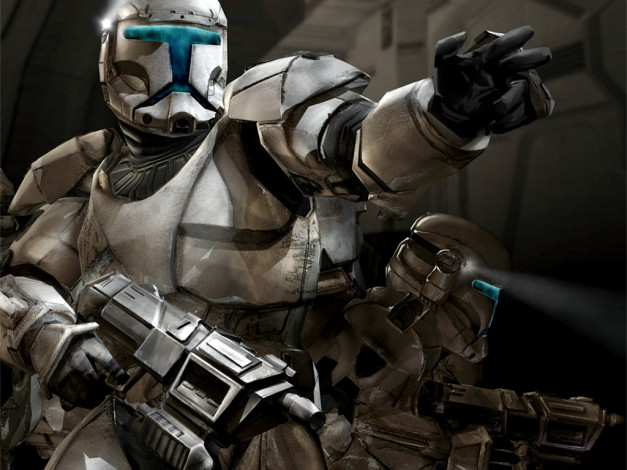 Обои картинки фото star, wars, republic, commando, видео, игры