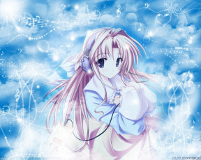 Картинка аниме headphones instrumental