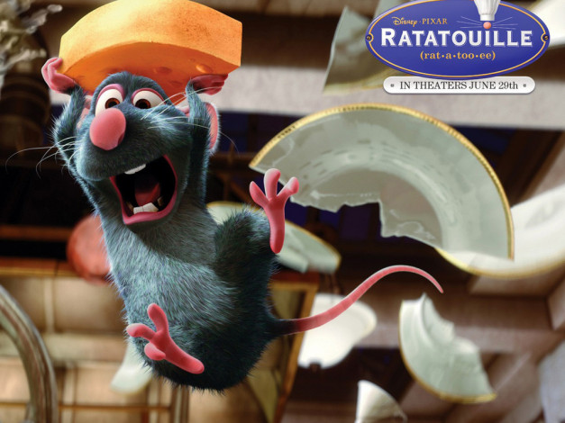 Обои картинки фото мультфильмы, ratatouille