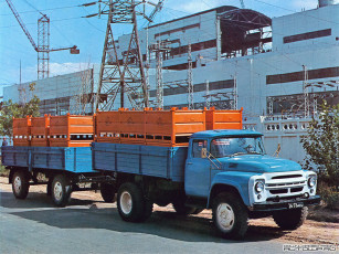 Картинка автомобили зил грузовики