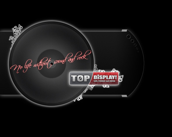 Обои картинки фото top, музыка, display