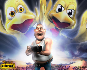 Картинка видео игры redneck kentucky and the next generation chickens
