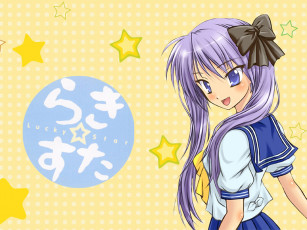 Картинка аниме lucky star