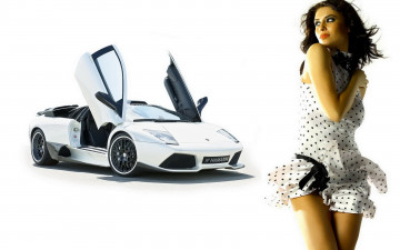 Картинка автомобили авто девушками