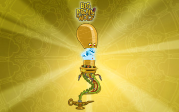 обоя big, brain, wolf, видео, игры