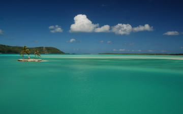 Картинка bora lagoon at the airport природа моря океаны