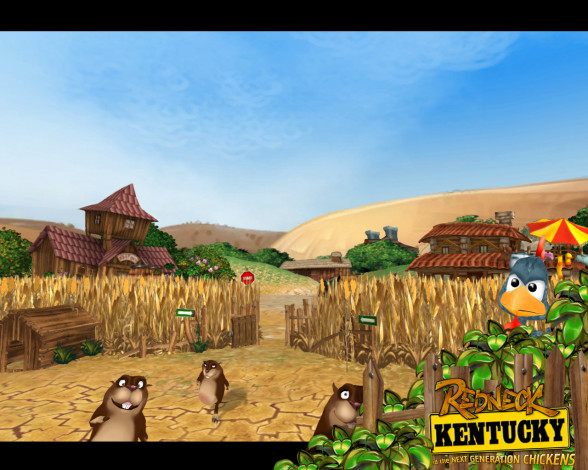 Обои картинки фото видео, игры, redneck, kentucky, and, the, next, generation, chickens