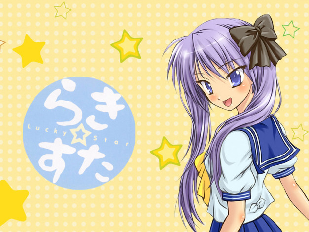Обои картинки фото аниме, lucky, star