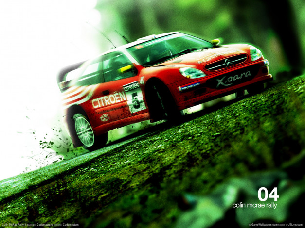 Обои картинки фото colin, mcrae, rally, видео, игры