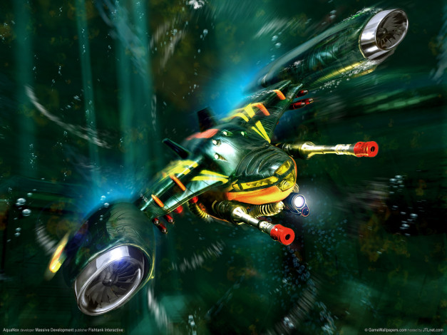 Обои картинки фото видео, игры, aquanox