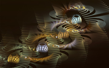 Картинка 3д графика fractal фракталы