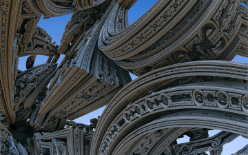 Картинка 3д графика fractal фракталы