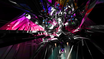 Картинка 3д графика abstract абстракции узор