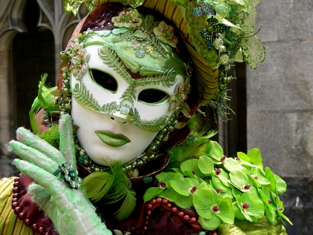 Обои картинки фото разное, маски, карнавальные, костюмы, венеция, карнавал