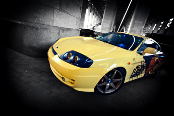 Картинка автомобили hyundai coupe