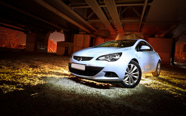 Обои картинки фото автомобили, opel, astra