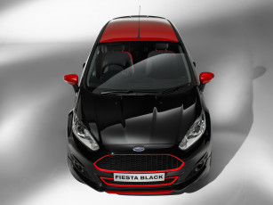 Картинка автомобили ford 2014г fiesta темный black zetec s