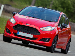 Картинка автомобили ford fiesta zetec s red 2014г красный
