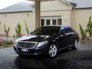 Картинка автомобили mercedes-benz темный au-spec w222 s 500