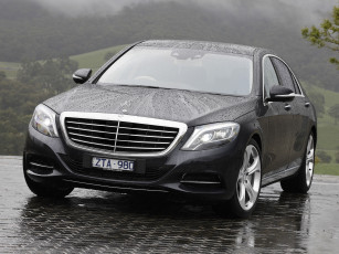 обоя автомобили, mercedes-benz, темный, s, 500, au-spec, w222