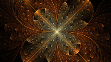 Картинка 3д+графика фракталы+ fractal цвета узор фон