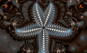 Картинка 3д+графика фракталы+ fractal цвета фон узор