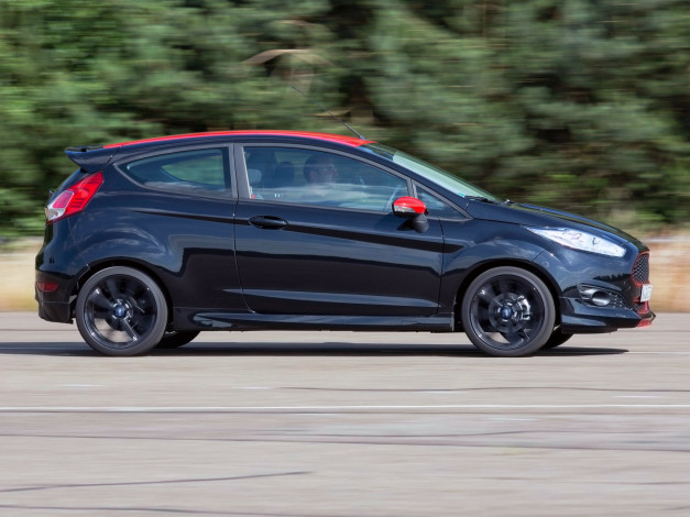Обои картинки фото автомобили, ford, fiesta, sport, 2014г, темный
