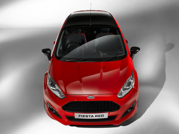 Обои картинки фото автомобили, ford, красный, red, 2014г, zetec, s, fiesta