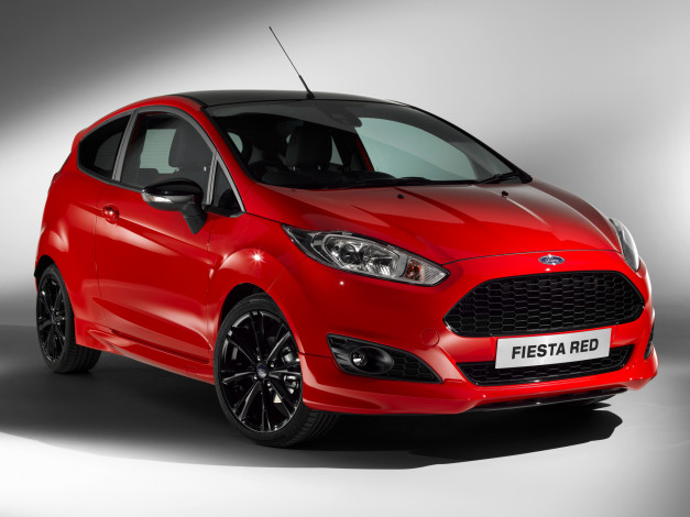 Обои картинки фото автомобили, ford, zetec, s, fiesta, красный, 2014г, red