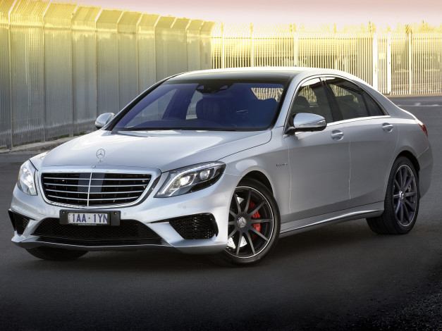 Обои картинки фото автомобили, mercedes-benz, 63, amg, au-spec, w222, 2013г, светлый