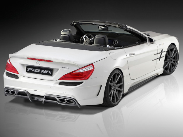 Обои картинки фото автомобили, mercedes-benz, gtr, avalange, design, светлый, 2014г, r231, piecha