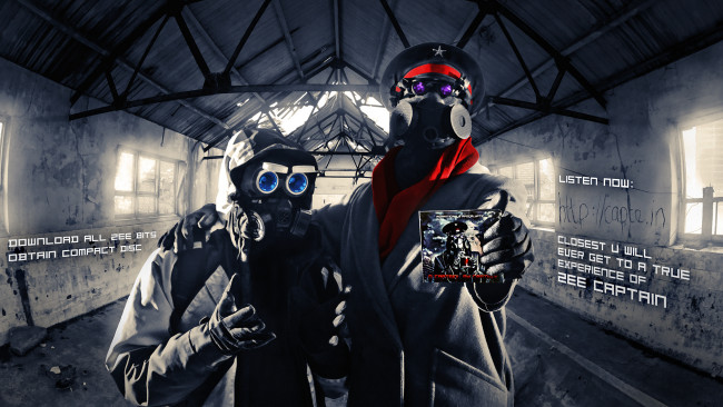 Обои картинки фото фэнтези, люди, романтика, апокалипсиса, alexiuss, арт, капюшон, противогаз