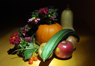 Картинка еда натюрморт снедь цветы