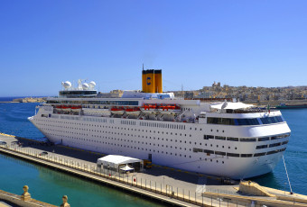 Картинка costa+classica корабли лайнеры лайнер круизный