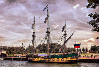 Картинка корабли парусники паруса мачты