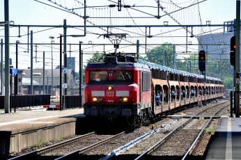 Картинка техника электровозы железная дорога состав локомотив рельсы