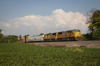 Картинка техника поезда локомотив рельсы дорога состав железная