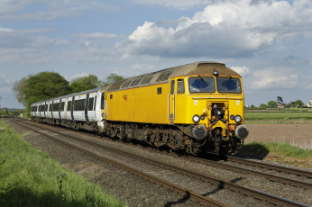 Картинка техника поезда локомотив рельсы дорога состав железная