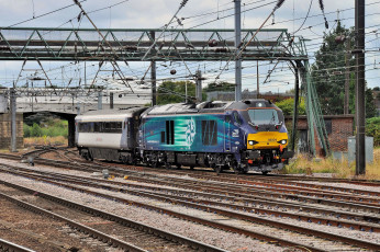 Картинка техника поезда локомотив состав рельсы железная дорога