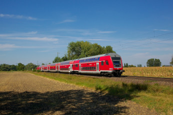 Картинка техника поезда состав локомотив рельсы дорога железная