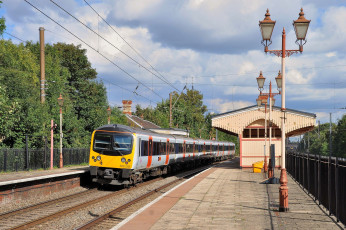 Картинка техника поезда железная состав локомотив рельсы дорога